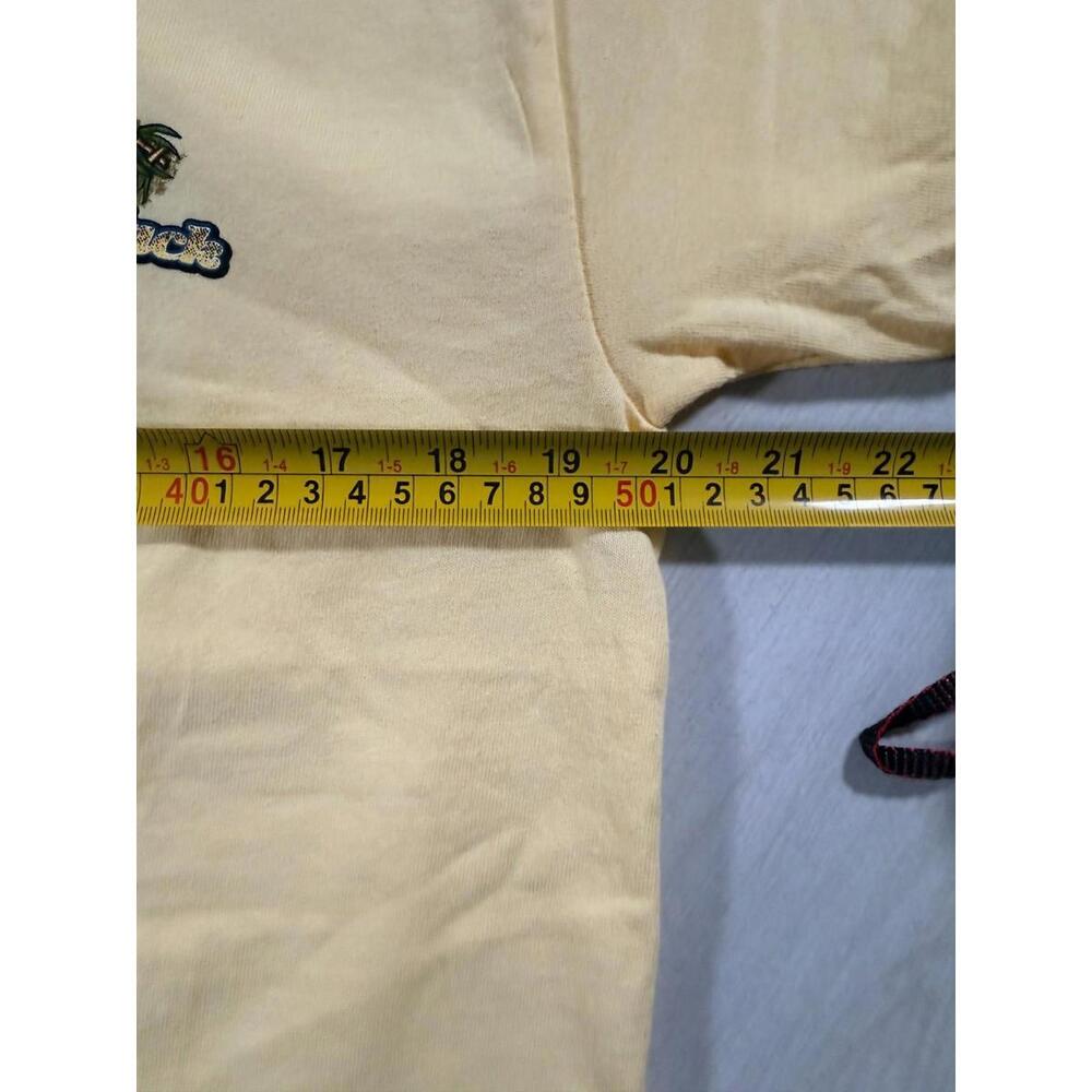 Panama Jack "Tropical Man" Yellow Short Sleeve T-Shirt Size Medium - Picture 7 of 9